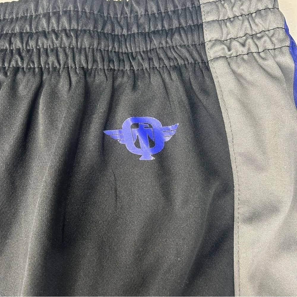 TapOut Men's Black and Blue Athletic Shorts